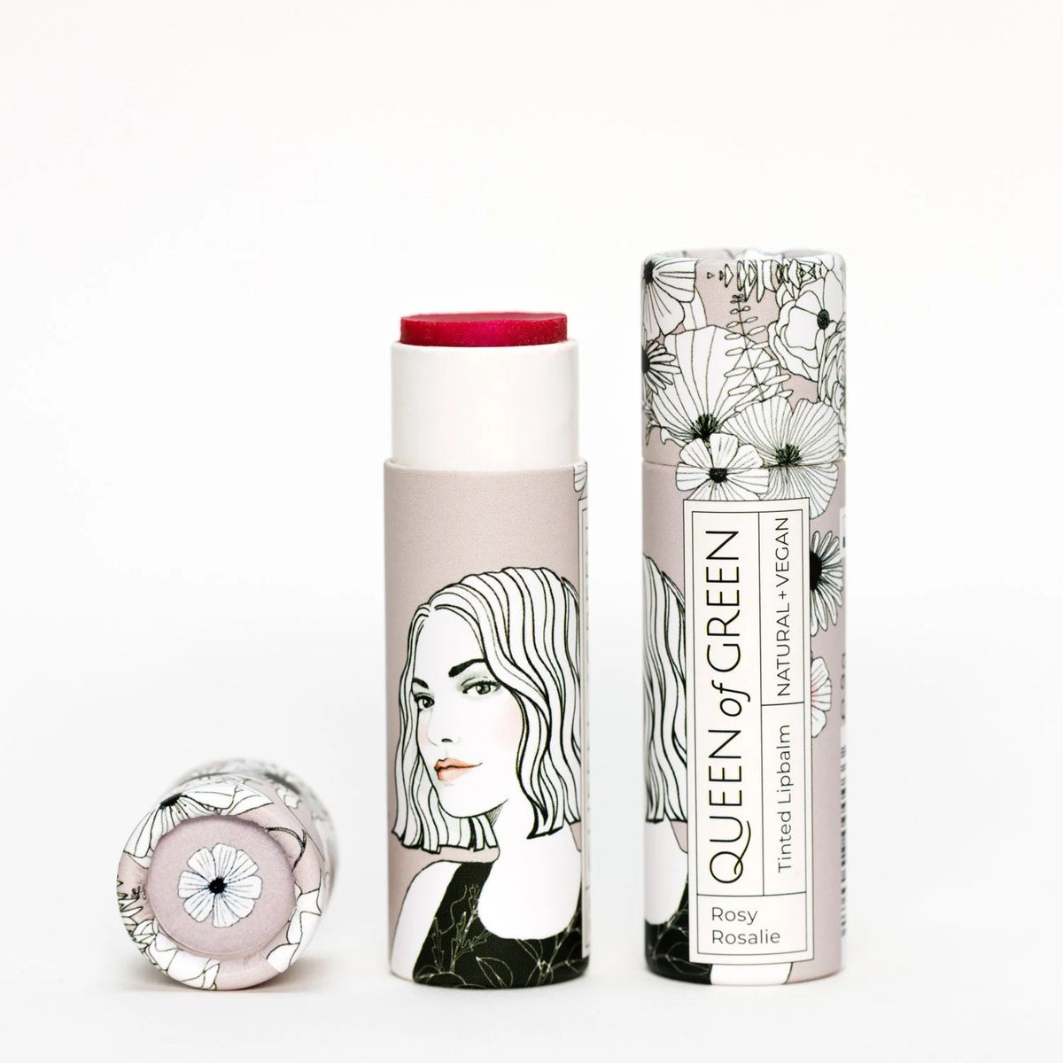 Lippenbalsam "Rosy Rosalie" von Queen of Green